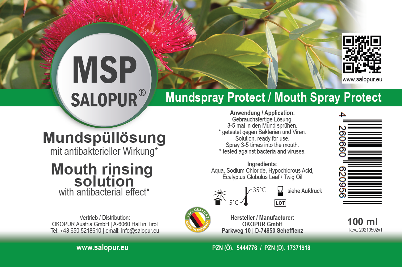 SALOPUR® MSP - antibakterieller Mundspray - 100 ml