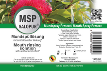 Laden Sie das Bild in den Galerie-Viewer, SALOPUR® MSP - antibakterieller Mundspray - 100 ml
